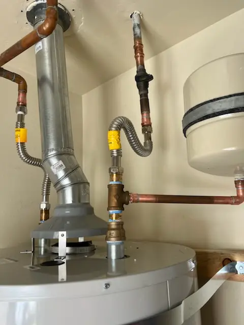 Water heater installation and plumbing repair in Edwards Hill